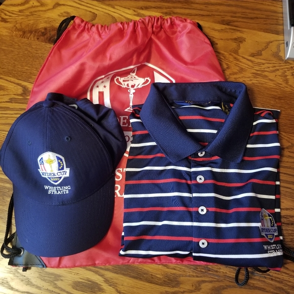 RYDER CUP 2020 Whistling Straits Bundle Ralph Lauren  Polo XL Nike Hat Backpack - Picture 1 of 11